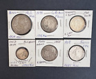 Lot (6) World/Foreign Silver Coins, 1.20 Troy Oz Silver, 1918-1962 - No Reserve