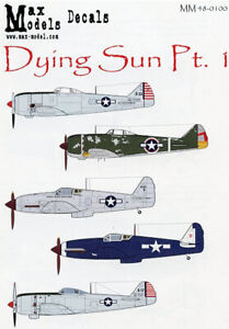 Max Models Decals Dying Sun Pt.1  1/48 IJA Aircraft