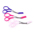 woman eyebrow trimmer scissors with comb grooming shaping shaver hai.-'h