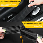 5D Carbon Fiber Car Scuff Plate Door Sill Cover Panel Step Protector Vinyl EOA (For: More than one vehicle)