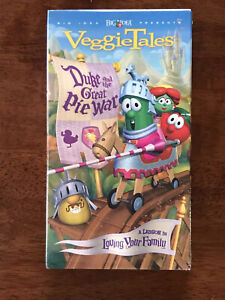 Veggie Tales Duke And The Great Pie War VHS 2005 Big Idea RARE GREEN TAPE Sealed