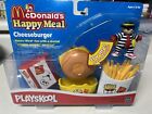 Playskool McDonald’s Happy Meal Cheeseburger Playset Hasbro 2000 Working New