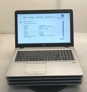 (Lot of 4) HP EliteBook 850 G4 i5-7300U 2.70GHz 8GB DDR4 No OS/SSD