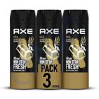 AXE Gold 48-Hour Fresh Deodorant Body Spray Fragrance for Men - 150ml - 3 Pack