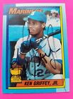 New Listing1990 Topps Ken Griffey Jr. EX/NM HOF Autograph Signed Baseball Card Mariners