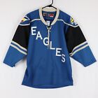 Colorado Eagles Jersey Youth Size L/XL Blue Made in Canada