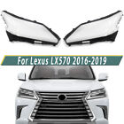 For 2016-2019 Lexus LX570 Headlight Lens Headlamp Cover Clear Left & Right