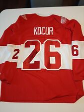 New ListingCCM NHL Detroit Red Wings Winter Classic Type Signed Jersey XXL Joe Kocur #26