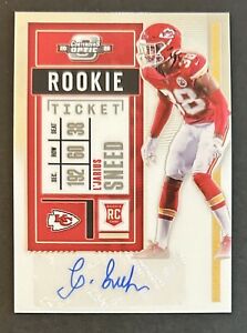 New Listing2020 Contenders Optic Football L'Jarius Sneed Rookie Ticket Auto RC #207 Chiefs
