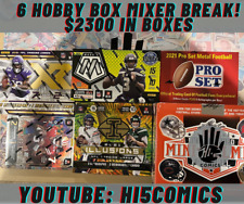 Arizona Cardinals 2021 Panini 6 Hobby Box Mixer Case Break (Mosaic