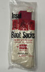 Vintage Hanes Red Label Insul Boot Socks Cotton/Nylon Sizes 10-13 USA Made NEW