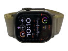Apple Watch Ultra (GPS + Cellular) 49mm Titanium Case w/ Yellow/Beige Trail Loop