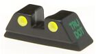 MEPROLIGHT Fixed Self Illuminated Rear Night Sight for Glock 10mm/45ACP - Yellow