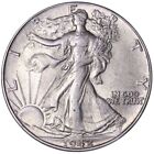 1942 Walking Liberty Silver Half Dollar AU ABOUT UNCIRCULATED NICE COIN!