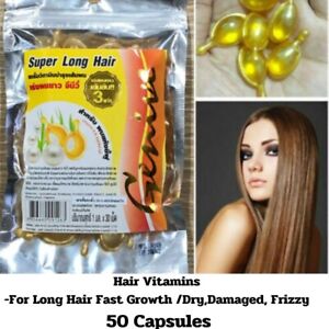 Hair Vitamins For Long Hair Fast Growth Dry Damaged Frizzy Women Men Genive