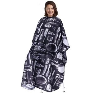 Professional Hair Cutting Cape, Salon Barber Cape with Adjustable Snap Hair S...