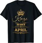 NEW LIMITED MEN'S ARE BORN IN APRIL BIRTHDAY Great Gift Idea Tee T-Shirt S-3XL