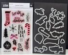 The Stamp Market MERRY DAYS Holiday Christmas Rubber Stamps Dies
