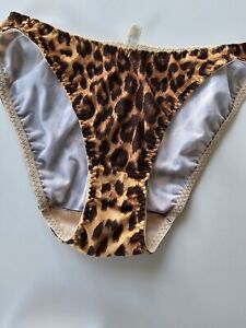 Vintage Wanderbra High Cut  2nd Skin Velour Bikini Panties Large