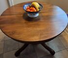 Antique Round Pedestal Table | Refinished