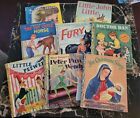 New ListingVintage Childrens Books 50s 60s Little Golden Books Peter Pan Wendy Fury 8 Total