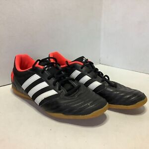 Men's Adidas Super Sala 2 Soccer Shoes Size 11 Orange/Black #107746550