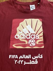 FIFA World Cup Football Soccer Shirt Qatar 2022 Adidas Official T Shirt Size XL