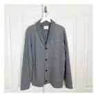 Billy Reid Mens Mouline Shawl Collar Terry Knit Button Cardigan Large L