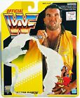 VINTAGE HASBRO WWF WWE SERIES 7 SCOTT HALL RAZOR RAMON FIGURE FULL YELLOW CARD !