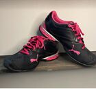 Women’s Puma Sneakers black And Pink, Size 8 (fit Like 7.5)