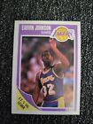Earvin Magic Johnson 1989 Fleer Basketball Card #77 Lakers Michigan State