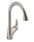 Kohler 30469-VS Rival Single Handle Kitchen Faucet w/Pull Down