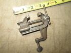 Vintage small 1'' jaw adjustable table mount bench vise USA made