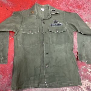 Vietnam Era OG-107 OD Green 14 1/2X31 Shirt