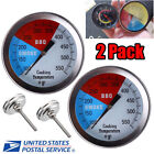 2x Temperature Thermometer Gauge Barbecue BBQ Grill Smoker Pit Thermostat BBQ