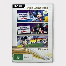 Disney's Mickey Mouse Triple Game Pack for Windows PC (2002 DVD-ROM) - Tested