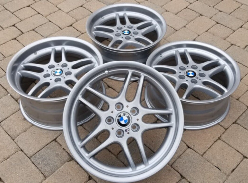 BMW E39 Touring M5 OEM Factory MParallel 18x9/8 Style 37 FORGED SILVER Wheels