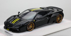1/18 Ivy Models Ferrari F8 Novitec in Gloss Black  / Yellow  Stripe  99 pcs