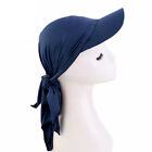 Muslim Women Brim Hat Turban Hijab Pre-Tied Instant Cap Chemo Cap Wrap Headscarf