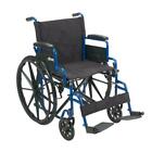 Drive Medical Wheelchair Blue Streak W/ Flip Back Desk Arm + 18