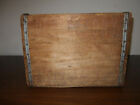 ANTIQUE PRIMITIVE WOOD CRATE-OLD COLONY BEVERAGE CRATE - PHONE ROCKWELL 2-5010