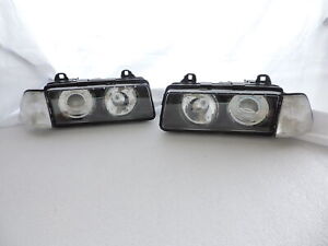 Hella Glass Lens Projector Headlight+Clear Corner Lights For BMW E36 2D COUPE (For: BMW)