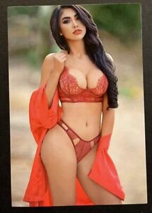 Photo Hot Sexy Beautiful Buxom Woman In Bra Showing Cleavage 4x6 Picture