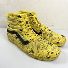 VANS Sk8-Hi x Peanuts Charlie Brown Maize Yellow Sneakers Men’s Size 10