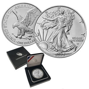 2023 American Silver Eagle BU in U.S Mint Box