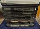 Vintage Yorx audio compact stereo sound system Model M2203B Dual Cassette