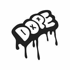Vinyl Decal- Dope Sick Cool  (Pick Size & Color) Car Truck Fits Sticker
