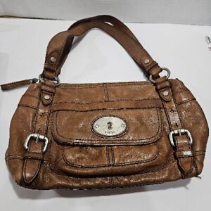 Fossil Long Live Vintage 1954 Brown leather handbag