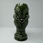 VTG Orchids of Hawaii Tiki Green Ceramic Mug Statue Warrior R-1 Japan