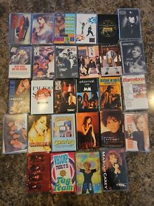 Lot Of 28Cassette Tapes 80’s/80’s-POP ICONS-GREAT MIX- Singles And Full Length